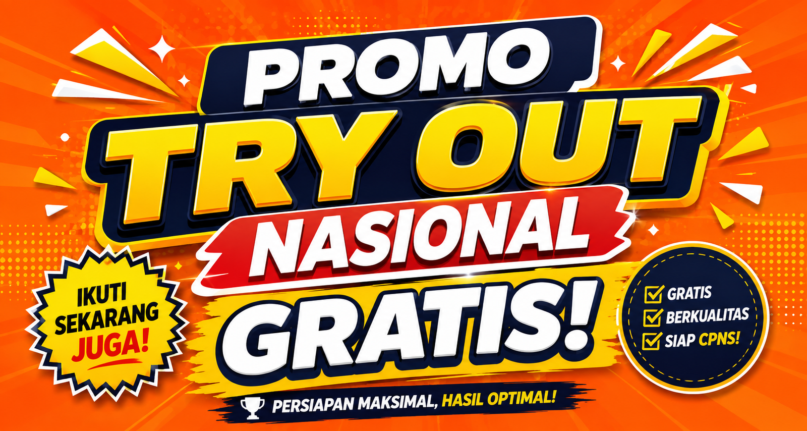 Promo Try Out CPNS Nasional Gratis